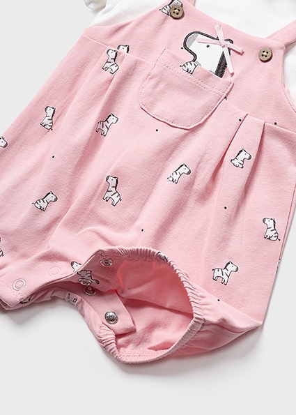 Pelele peto MAYORAL algod�n con diadema