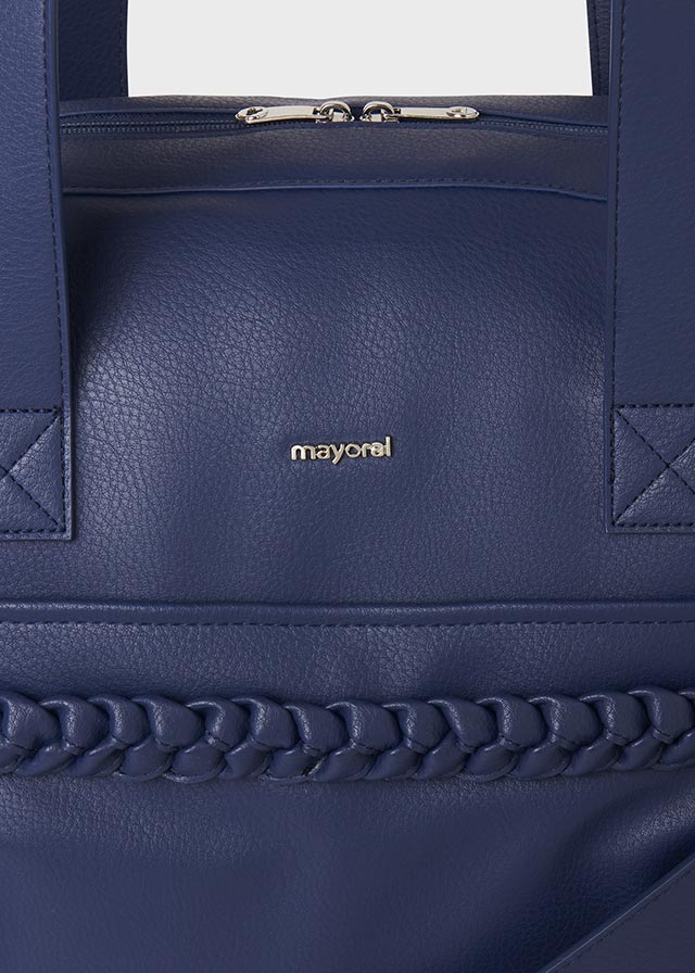 MAYORAL Bolso maternidad trenza Night Blue 