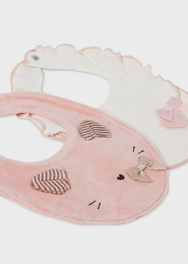 MAYORAL Pack 2 baberos Blush