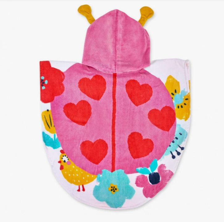 TUC TUC Toalla poncho estampado Tiny Critters
