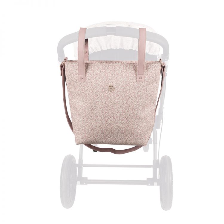 PASITO A PASITO Bolso panera Flower Mellow Rosa