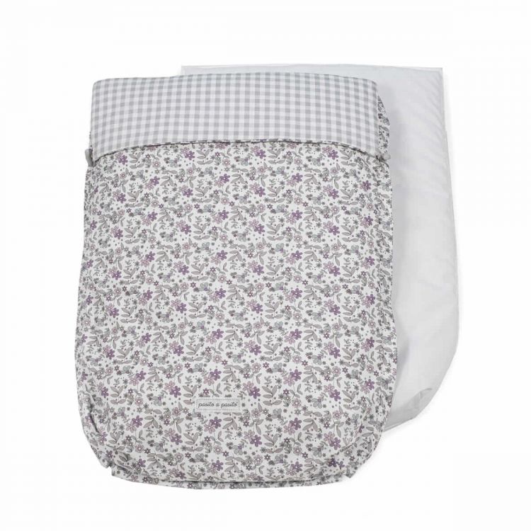 PASITO A PASITO Saco cuco 3 en 1 Delia Rosa entretiempo