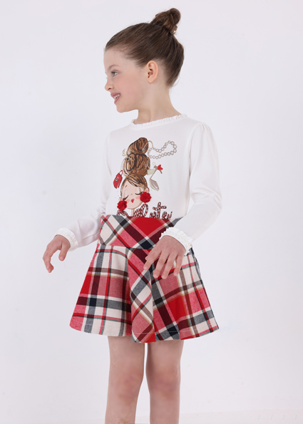 MAYORAL Camiseta manga larga Crd-rojo