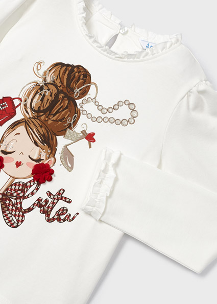 MAYORAL Camiseta manga larga Crd-rojo