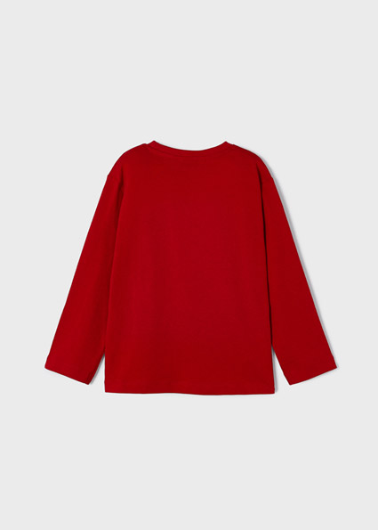 MAYORAL Camiseta manga larga Rojo
