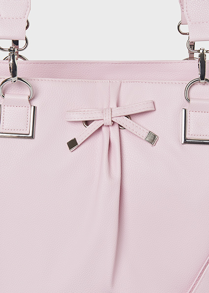 MAYORAL Bolso panera lazo Rosa baby