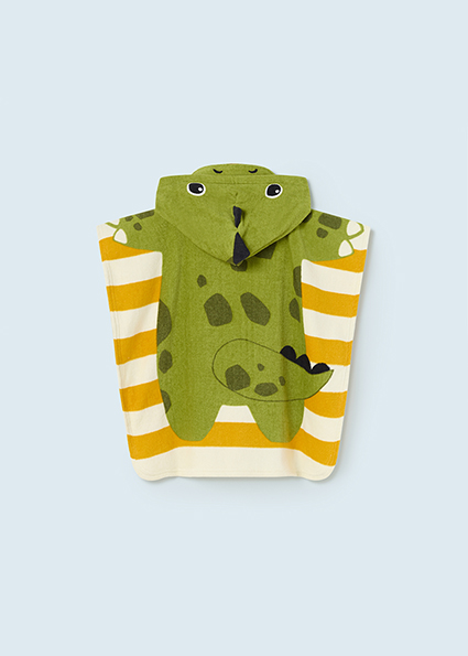 MAYORAL Toalla poncho con capucha para beb� Dinosaurio