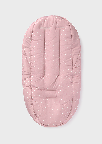MAYORAL Saco capazo topos Misty Pink 