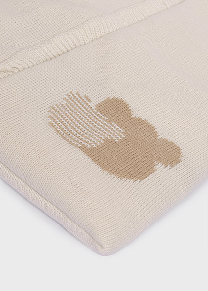 MAYORAL Saco capazo tricot Milk vig