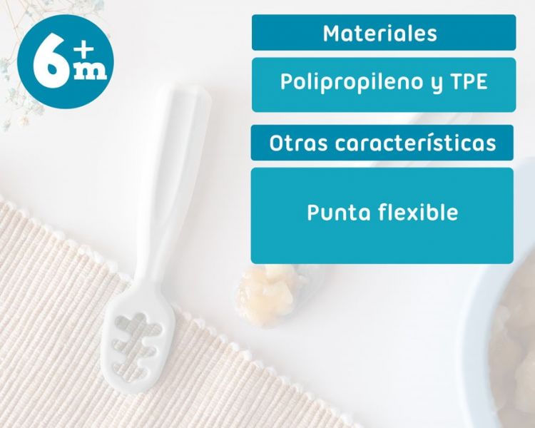 KIOKIDS Precuchara Gris Set