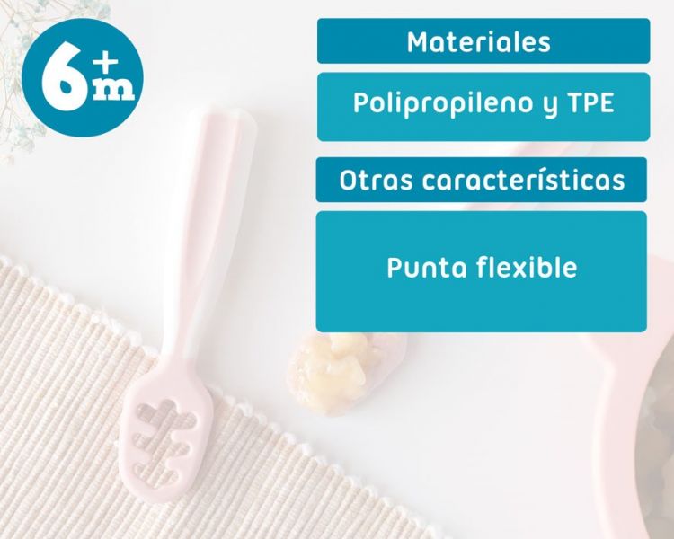 KIOKIDS Precuchara Rosa Set