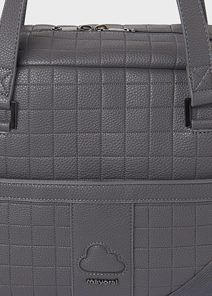 MAYORAL Bolso acolchado con portachupete Antracita