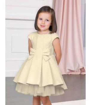 ABEL & LULA Vestido jacquard marfil