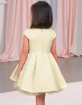 ABEL & LULA Vestido jacquard marfil