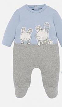 MAYORAL Pijama azul y gris