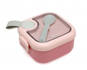KIOKIDS Caja Almuerzo cuadrada Pink