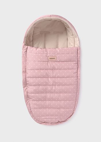 MAYORAL Saco capazo topos Misty Pink 