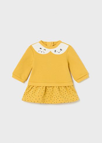 MAYORAL Vestido con sudadera simulada Honey