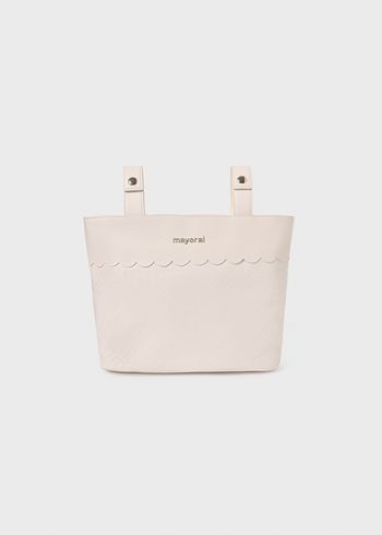 MAYORAL Bolso trenzado pequeo Crudo